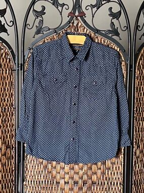 6 PD&C Patterned Rivet Top Boys’ Shirt